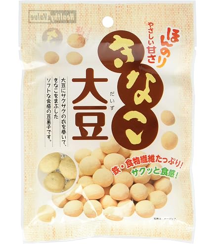 Amazon | ミツヤ きなこ大豆 65g×12袋 | 国産煎大豆と国産きなこを100
